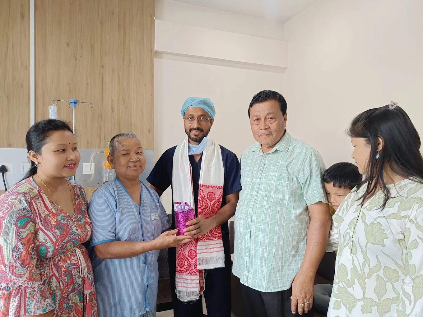 Dr. N.K. Das with Patients Image