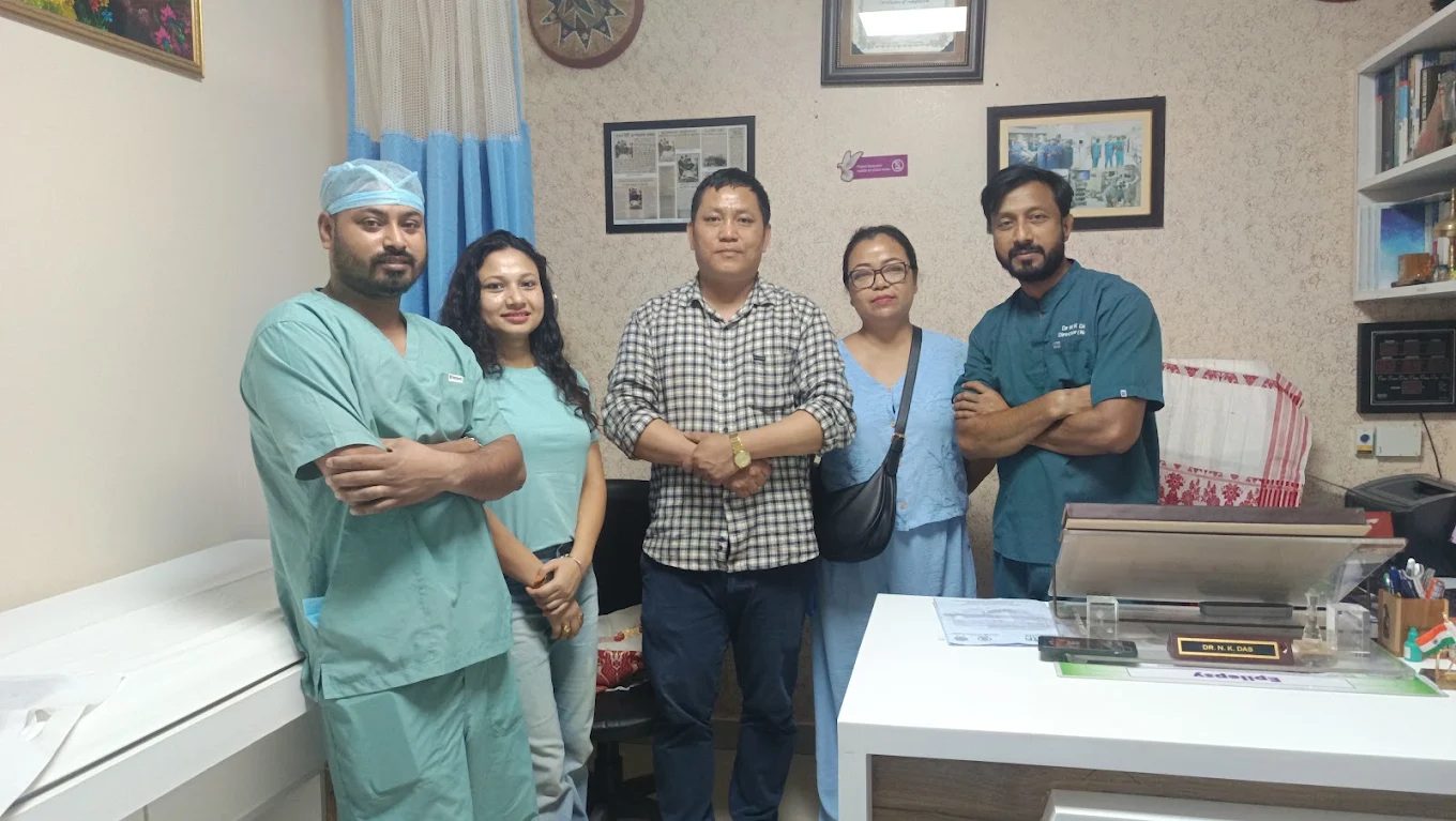 Dr. N.K. Das with Patients Image